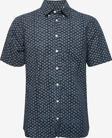 Casual Friday Button Up Shirt in Blue: front