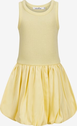 SATURNDAY Kleid 'Balloon' in Gelb: Vorderseite