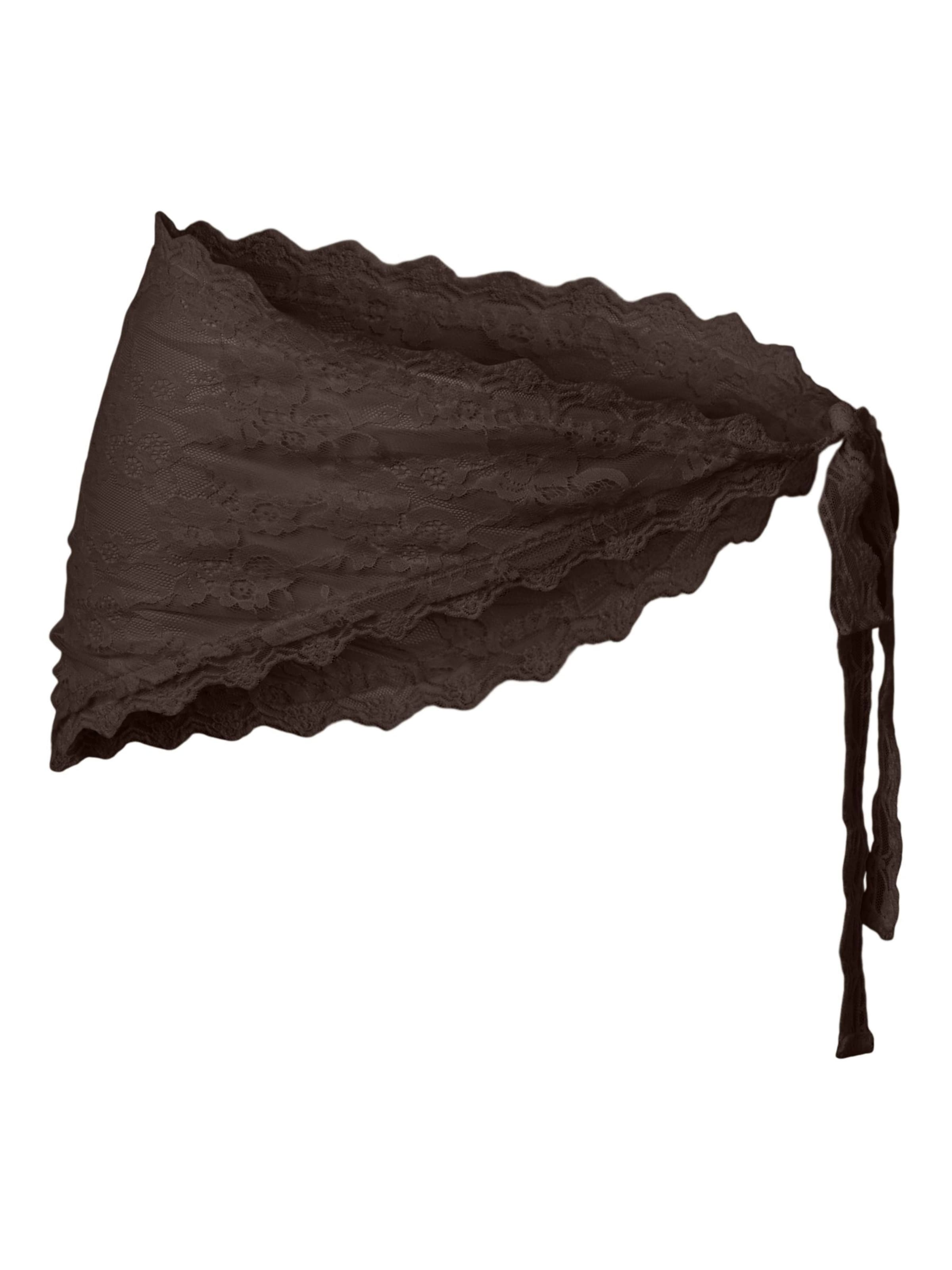 PIECES Strandhåndklæde 'PCNaina' i brun: forside