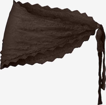 PIECES Strandhåndklæde 'PCNaina' i brun: forside