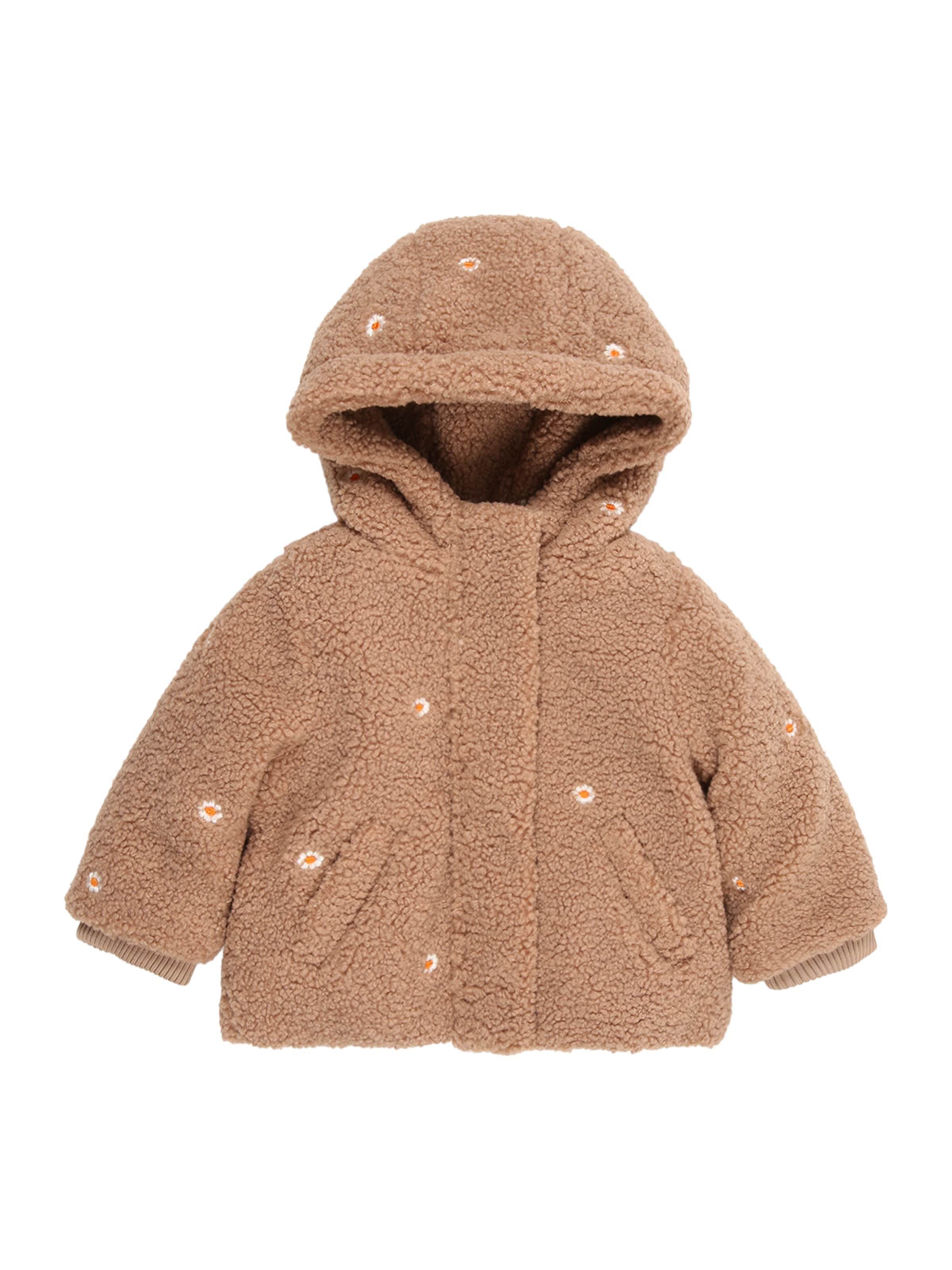 Noppies Поларено яке &#x27;Montgomery&#x27; в кафяво: отпред