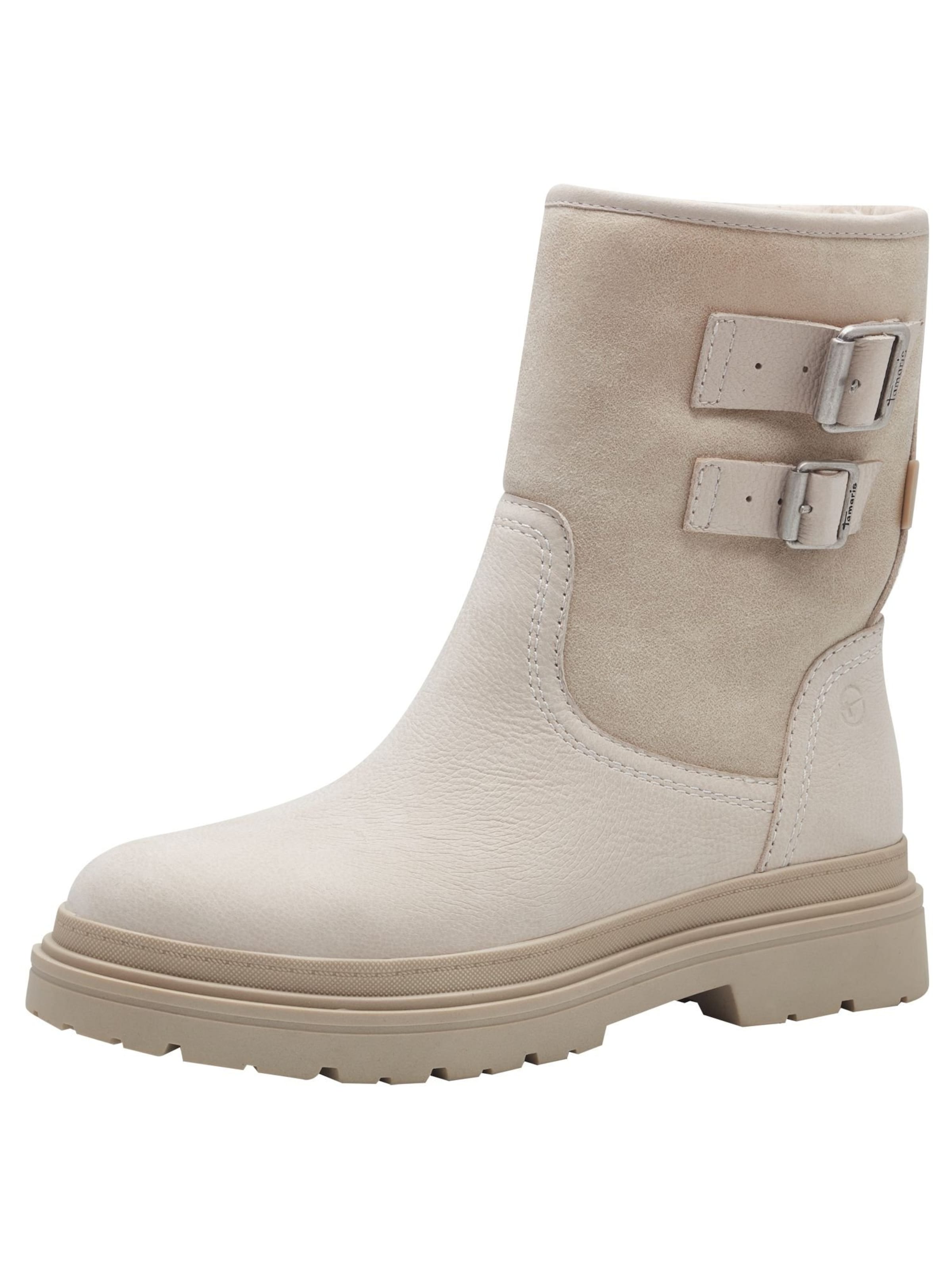 Tamaris Ankle Boots in Beige: front