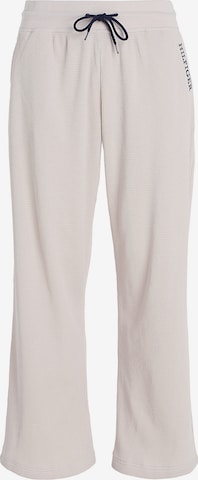 Loosefit Pantalon TOMMY HILFIGER en blanc : devant