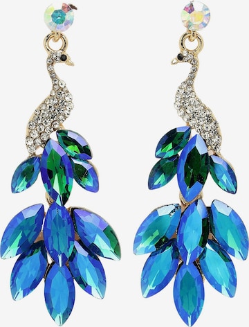 Boucles d'oreilles 'Heidiina' AVANT-GARDE PARIS en bleu : devant