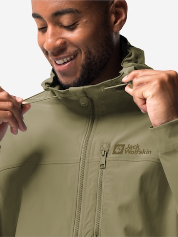 Geacă sport 'DESERT' de la JACK WOLFSKIN pe verde