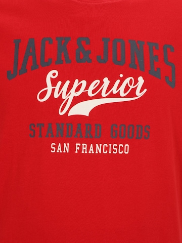 Jack & Jones Plus T-Shirt in Rot
