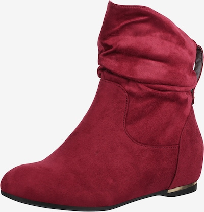 Elara Stiefelette in bordeaux, Produktansicht