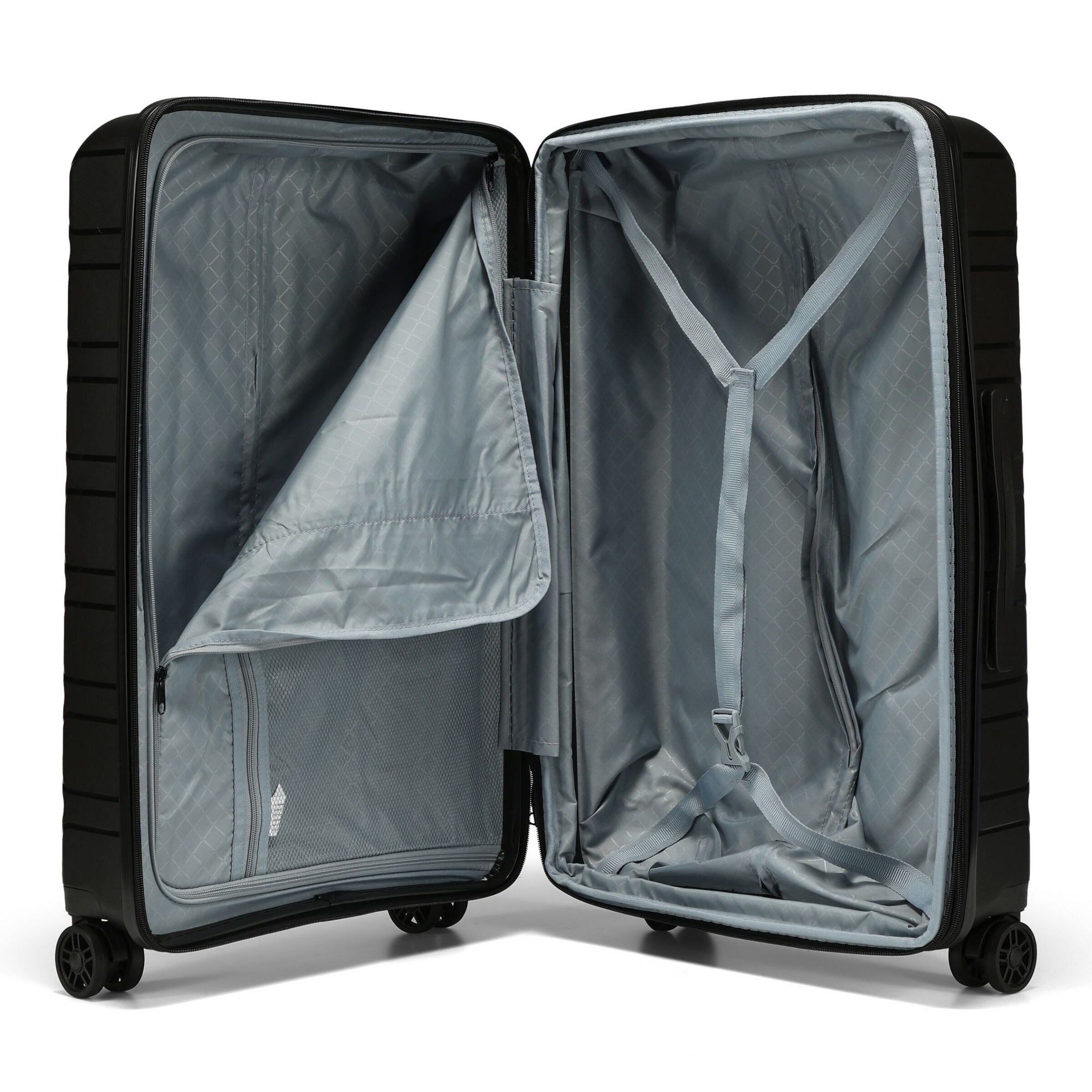 Set di valigie 'Travel Line 4700' di D&N in nero