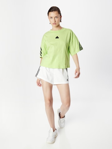ADIDAS SPORTSWEAR - Camisa funcionais 'Future Icons 3-Stripes' em verde