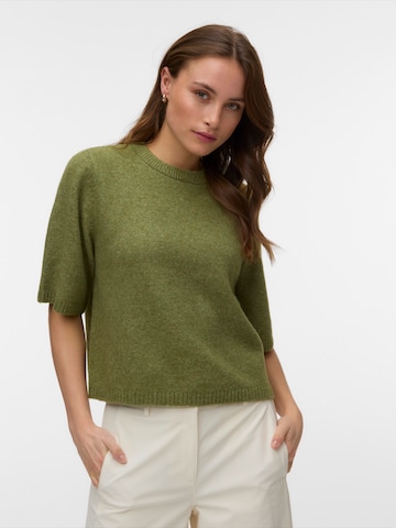 VERO MODA Pullover 'VMBOOM' in Grün: Vorderseite