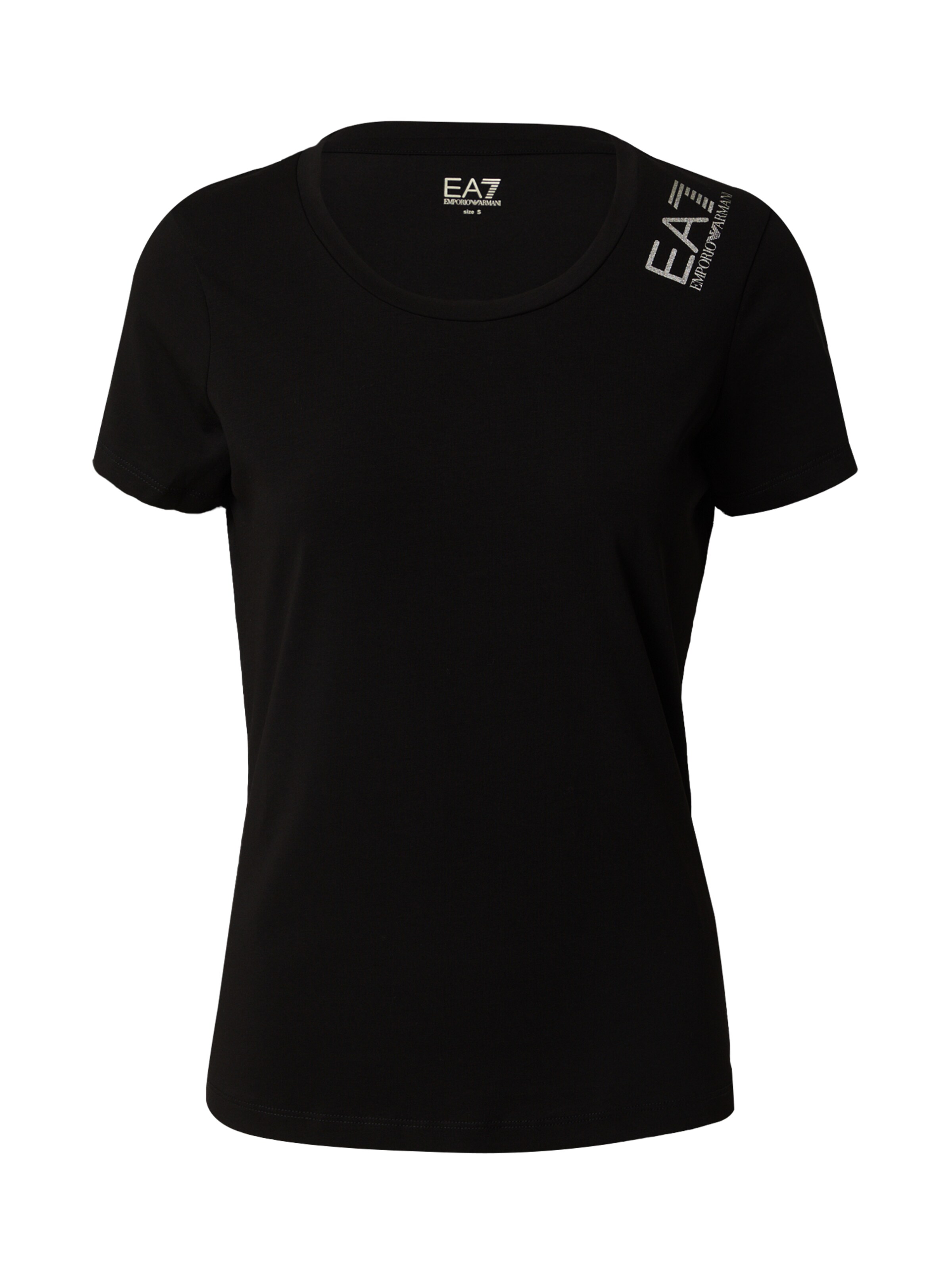 EA7 Emporio Armani Shirt in Black: front