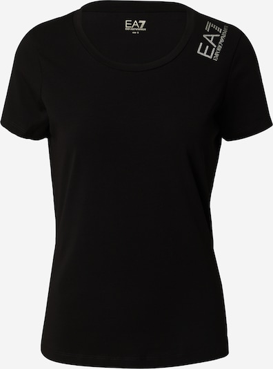 EA7 Emporio Armani T-Shirt in silbergrau / schwarz, Produktansicht