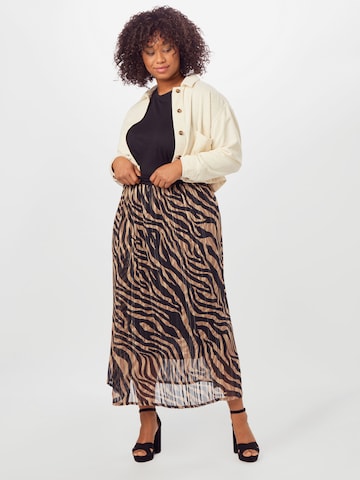 KAFFE CURVE Skirt 'VENKE' in Brown