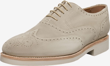 Henry Stevens Lace-Up Shoes 'Winston FBOF' in Grey: front