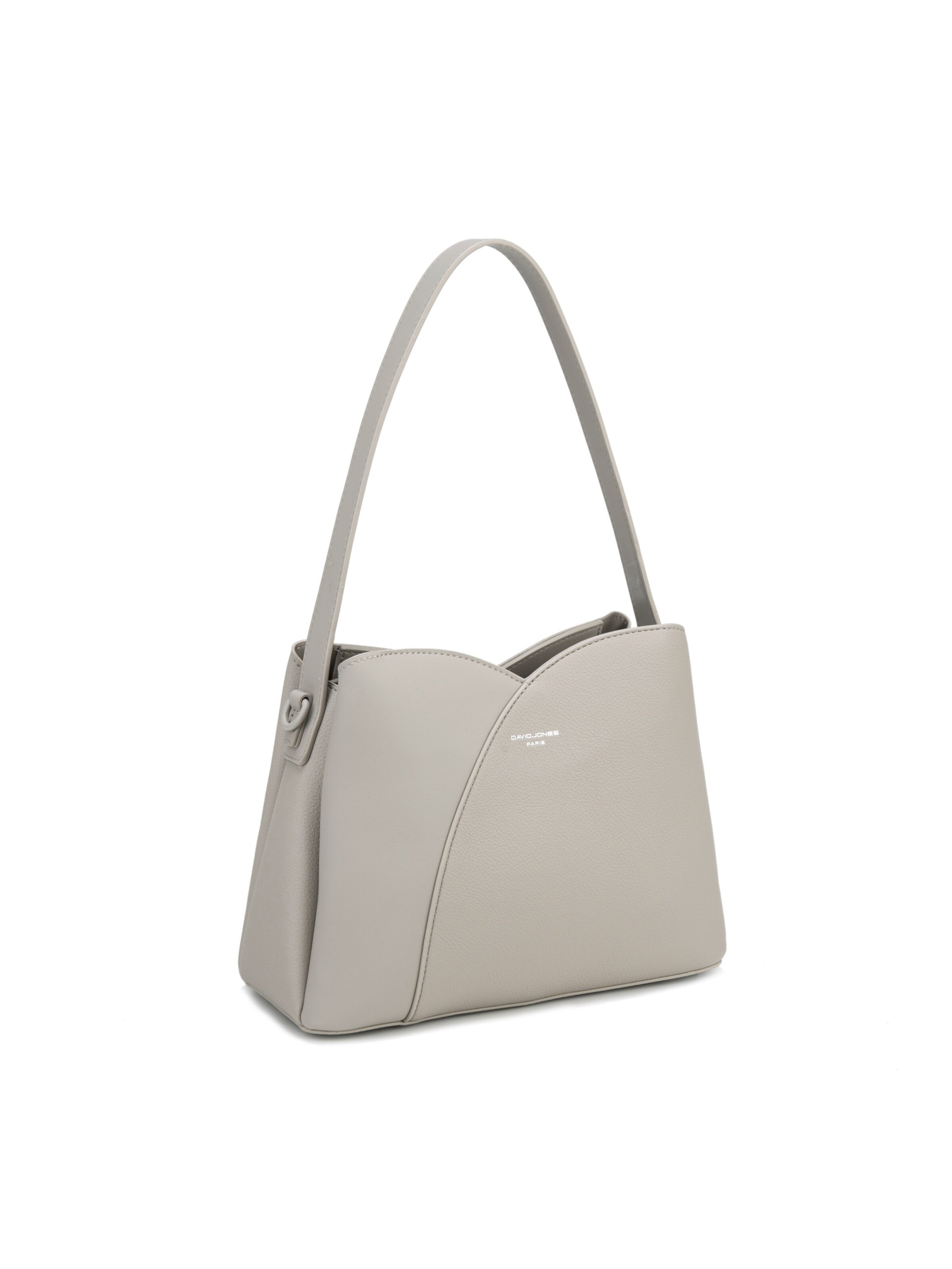 Borsa a spalla 'Borsa a Spalla David Jones Design Curvilineo Ecopelle' di David Jones in grigio: frontale