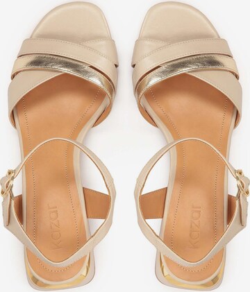 Kazar Strap sandal in Beige