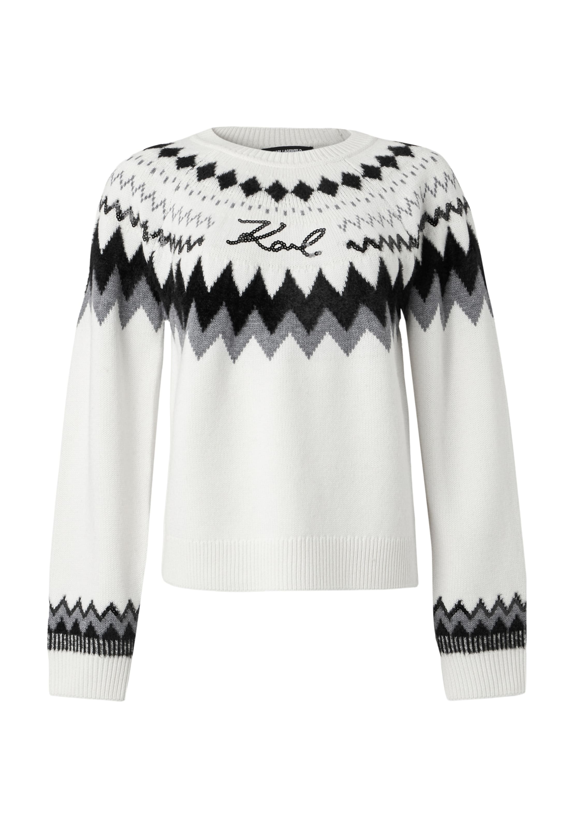 Karl Lagerfeld - Jersey en blanco: frente