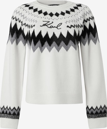 Karl Lagerfeld - Jersey en blanco: frente