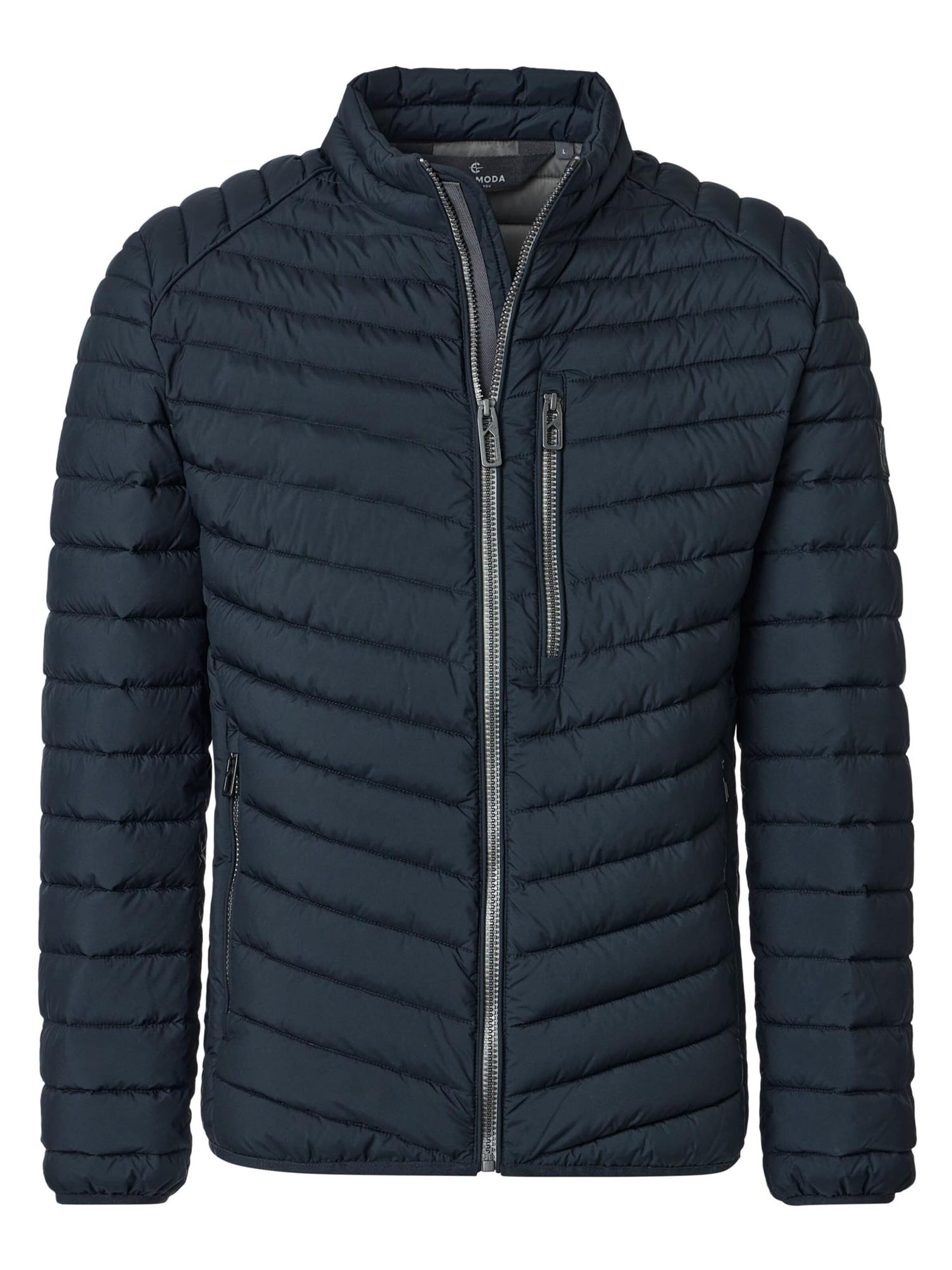 CASAMODA Between-season jacket 'Basic' in Blue: front