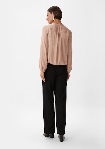 COMMA Blouse in Beige: terug