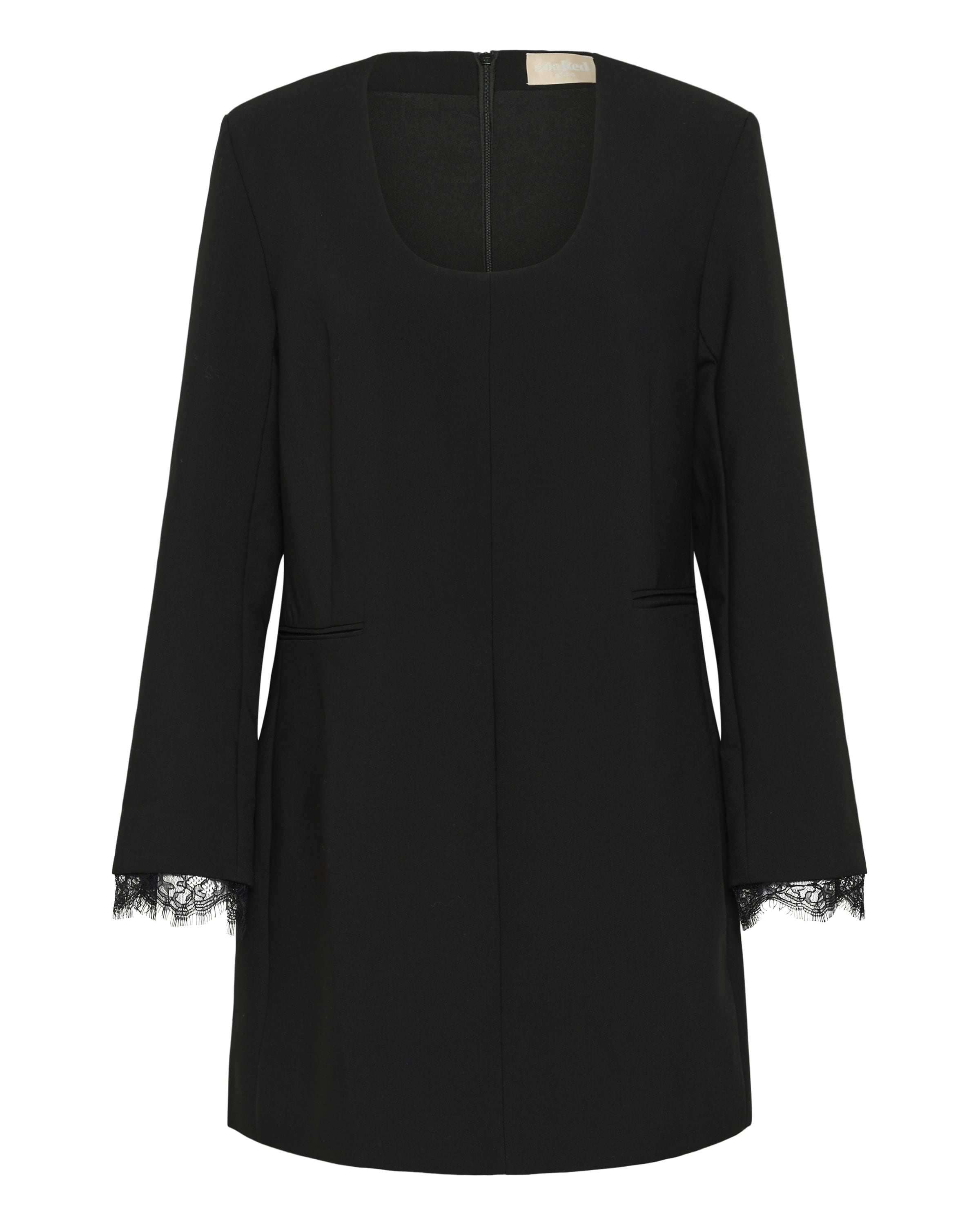 SOAKED IN LUXURY - Vestido em preto: frente