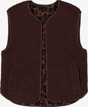 Gilet GARCIA en marron : devant