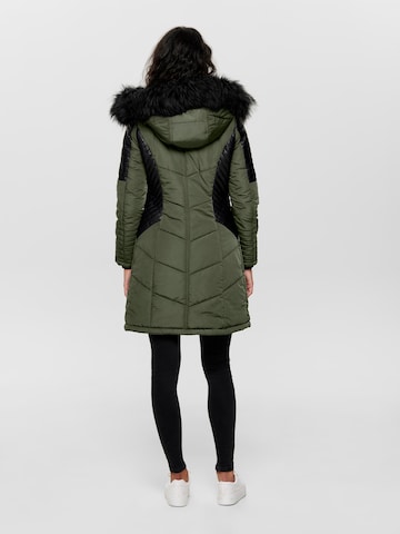ONLY Zimný kabát - Zelená
