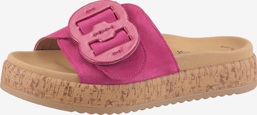 GABOR Mules in Pink: front
