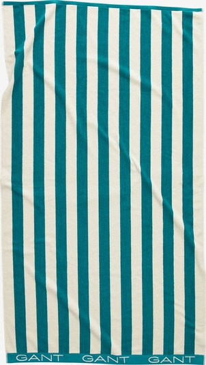 GANT Serviette de plage en pétrole / blanc / blanc cassé, Vue avec produit