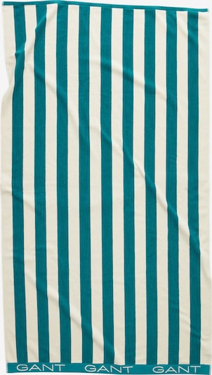 GANT Serviette de plage en pétrole / blanc / blanc cassé, Vue avec produit