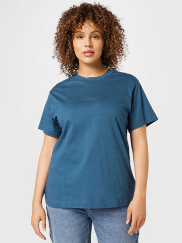 Calvin Klein Curve Shirt in Blauw: voorkant