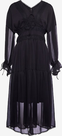 IZIA - Vestido de verano 'Festival' en negro: frente