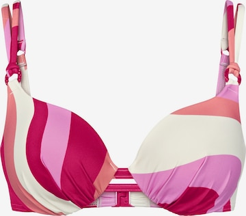 TRIUMPH Triangle Bikini Top ' Summer Mix & Match ' in Pink: front