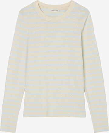 T-shirt Marc O'Polo en beige : devant