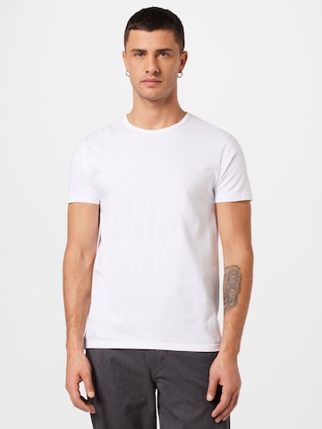 EDWIN Тениска в бяло: отпред
