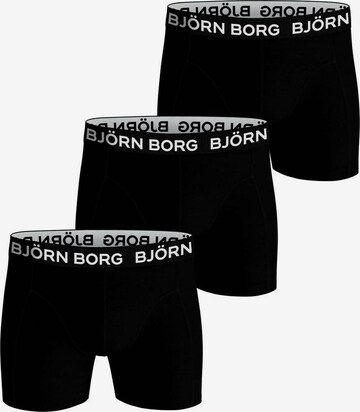 BJÖRN BORG Athletic Underwear in Black: front