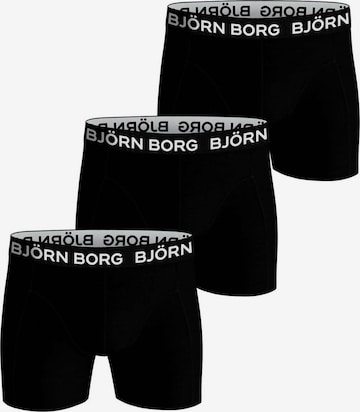 BJÖRN BORG Athletic Underwear in Black: front