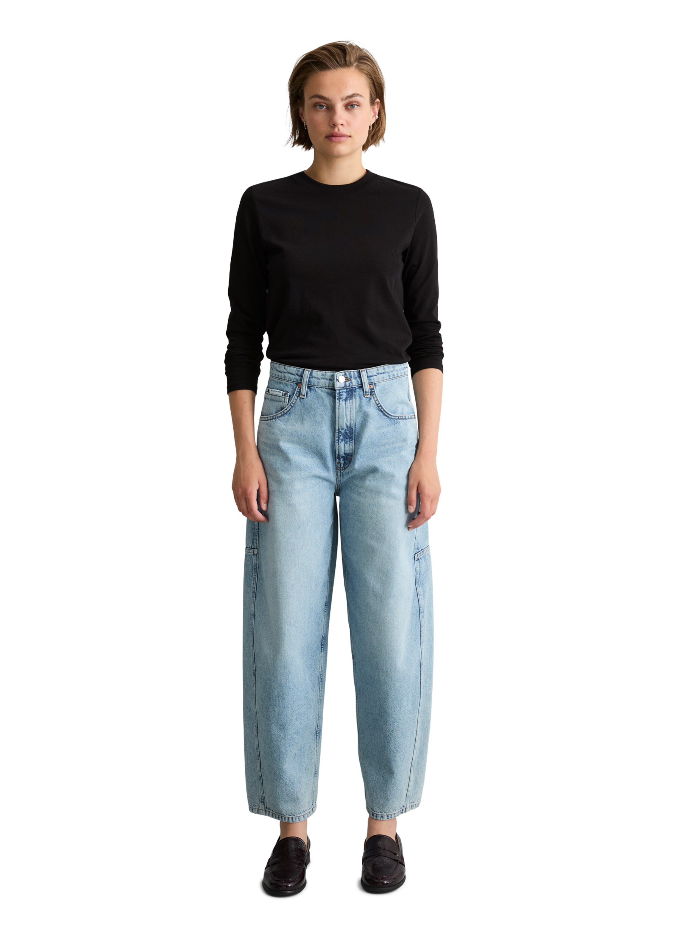 Marc O'Polo DENIM Barrel Jeans 'Enni' in Blau