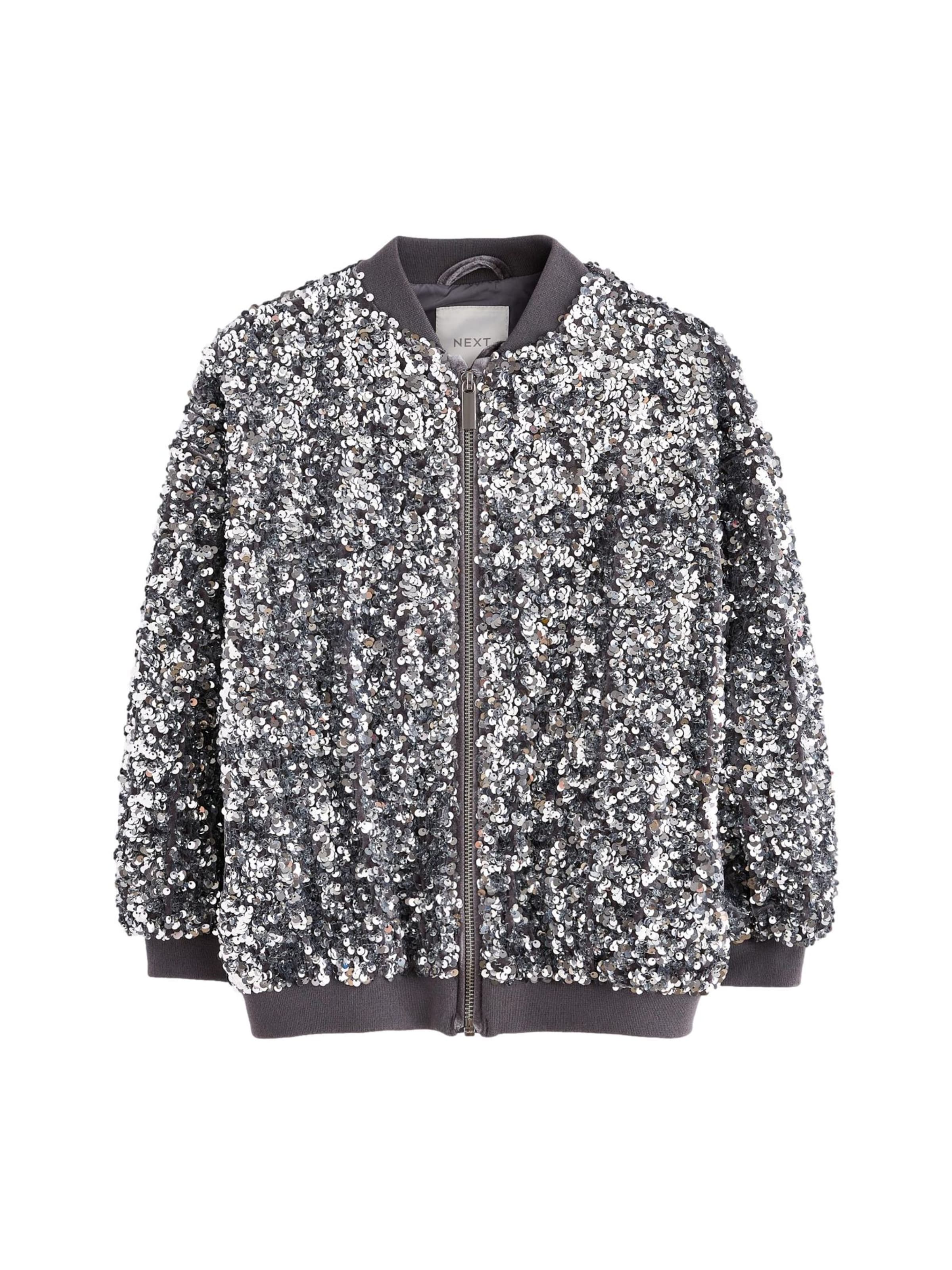 Next Between-season jacket in Silver: front