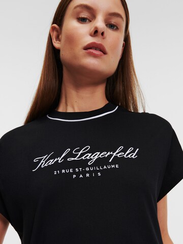 Karl Lagerfeld Тениска в черно