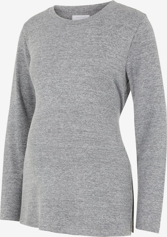 MAMALICIOUS Shirt 'ILA' in Grey