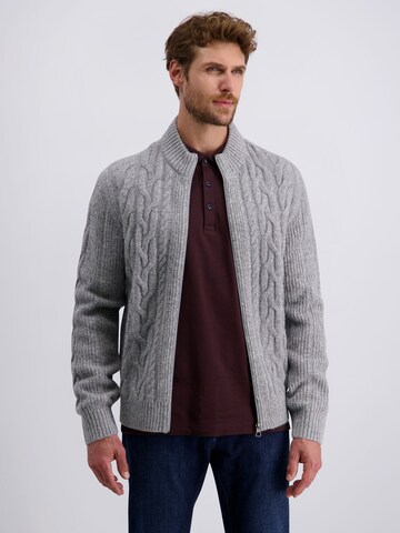 PIERRE CARDIN Knit cardigan in Grey: front
