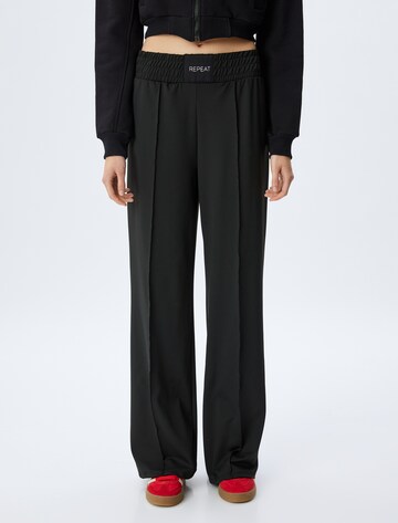 Koton Wide Leg Hose in Schwarz: Vorderseite