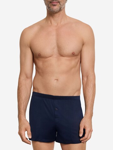Hanro Boxer shorts ' Cotton Sporty ' in Blue: front