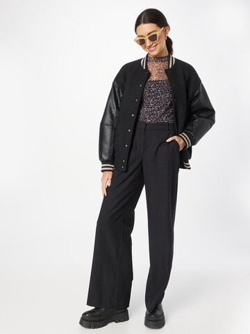 WEEKDAY Wide leg Pants 'Riley' in Black