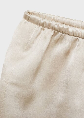 MANGO Pyjamashorts 'Lita' in Grau