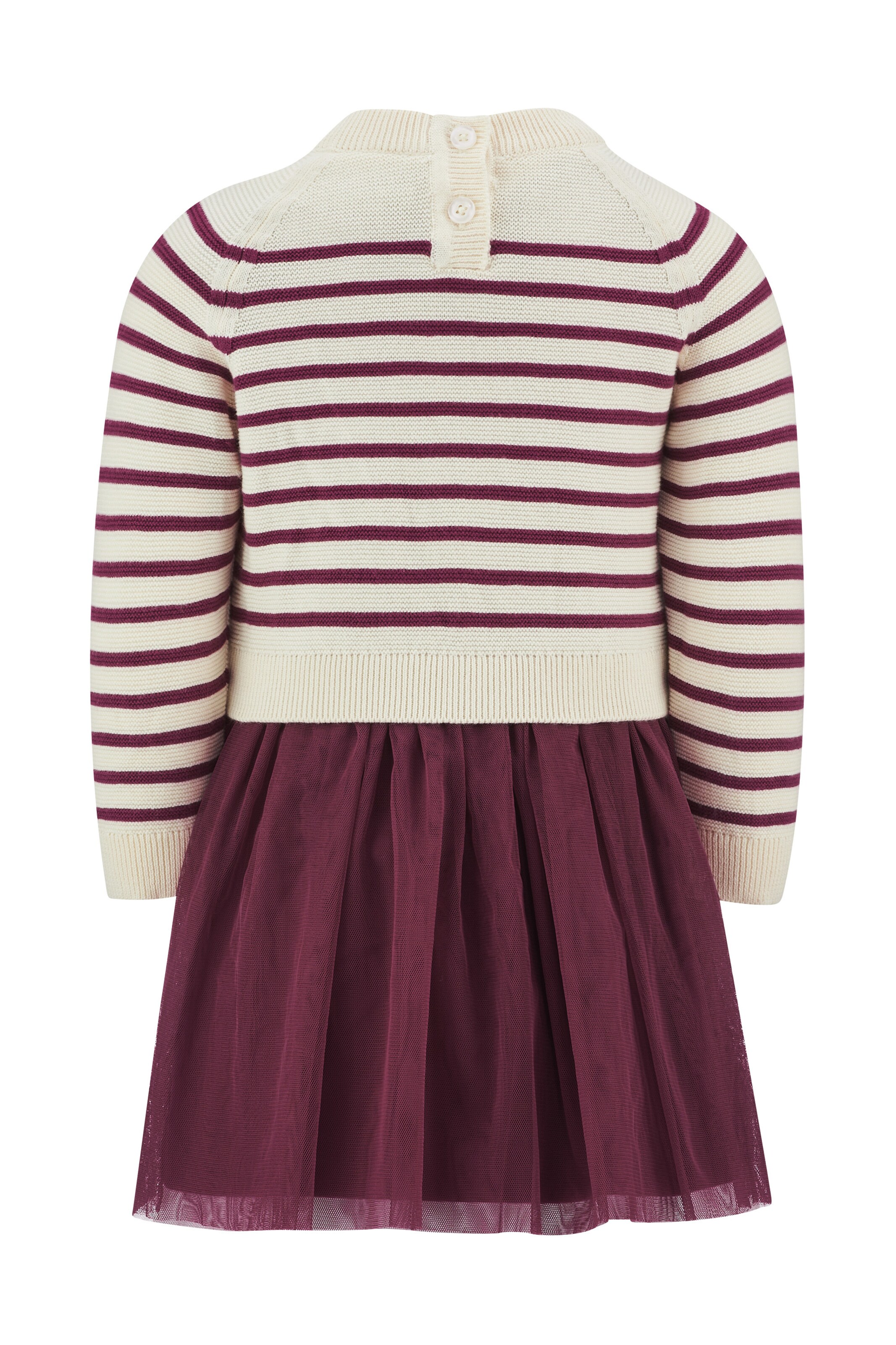 happy girls Set: Kleid und Pullover in Rot