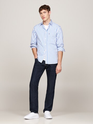 TOMMY HILFIGER Regular Fit Hemd in Blau