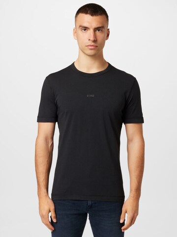 BOSS Koszulka 'Tokks' w kolorze czarny: przód