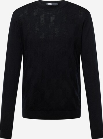 Karl Lagerfeld Пуловер в черно: отпред